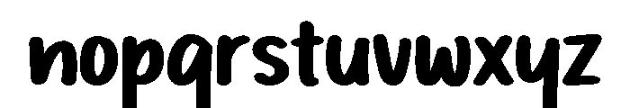 PG Inkspire Font LOWERCASE