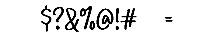 PG Inkstorm Font OTHER CHARS