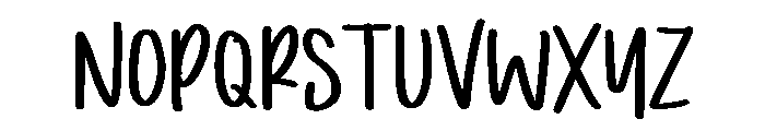 PG Inkstorm Font LOWERCASE