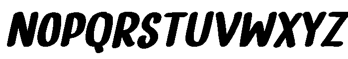 PG Jeloura Bold Slanted Font UPPERCASE