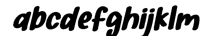 PG Jeloura Bold Slanted FONT