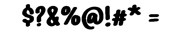 PG Jeloura Bold Font OTHER CHARS