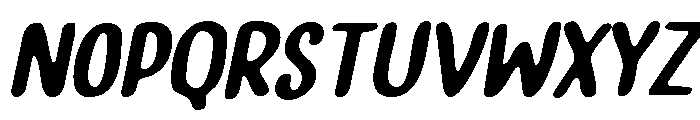 PG Jeloura Slanted Soft Font UPPERCASE