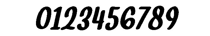 PG Jeloura Slanted Font OTHER CHARS