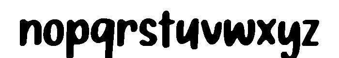 PG Jeloura Soft Font LOWERCASE