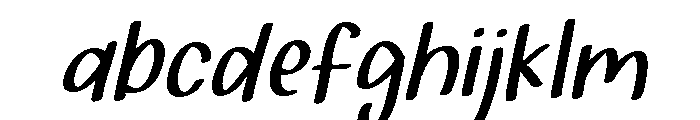 PG Jeloura Thin Slanted FONT