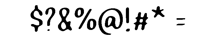 PG Jeloura Thin Soft Font OTHER CHARS