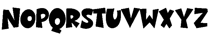 PG Jumbo Grinch Regular Font UPPERCASE
