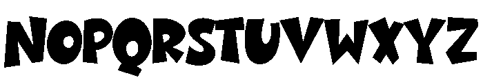 PG Jumbo Grinch Regular Font LOWERCASE