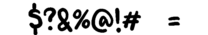 PG Junkie Retro Regular Font OTHER CHARS