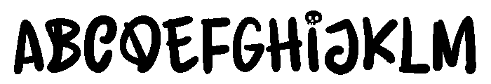 PG Junkie Retro Regular Font UPPERCASE