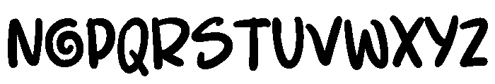 PG Junkie Retro Regular Font LOWERCASE