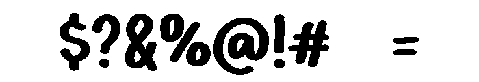 PG Kaliro Font OTHER CHARS