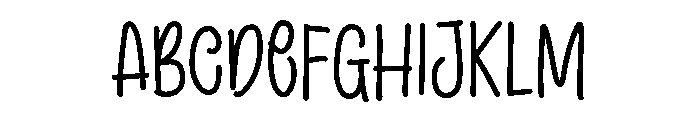 PG Kerabat Font UPPERCASE