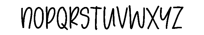 PG Kerabat Font UPPERCASE