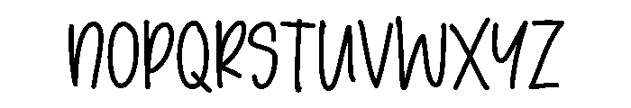 PG Kerabat Font LOWERCASE