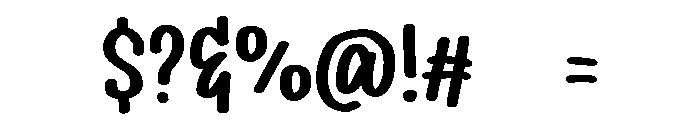 PG Kindline Font OTHER CHARS