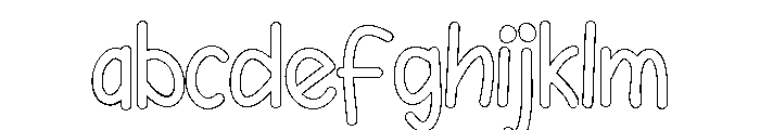 PG Lovaira Outline FONT