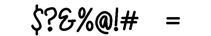 PG Lovaira Regular Font OTHER CHARS