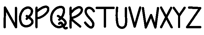 PG Lovaira Regular Font UPPERCASE