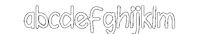 PG Lovaira Smooth Outline FONT