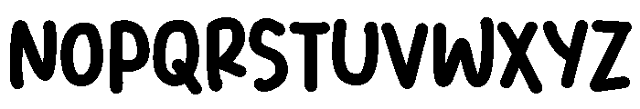 PG Lovely Notes Font UPPERCASE