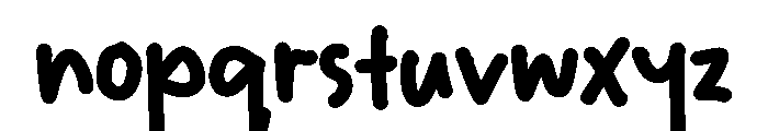PG Lovely Notes Font LOWERCASE
