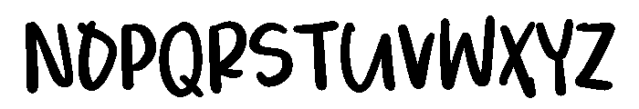 PG Lovely Season Font UPPERCASE