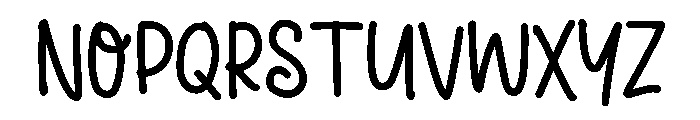 PG Lovely Spring Font UPPERCASE