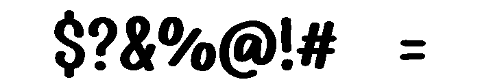 PG Magline Font OTHER CHARS