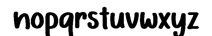 PG Magline Font LOWERCASE