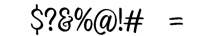 PG Magnolia Regular Font OTHER CHARS