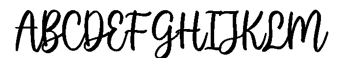 PG Magnolia Regular Font UPPERCASE