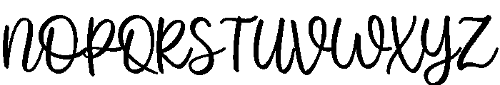 PG Magnolia Regular Font UPPERCASE