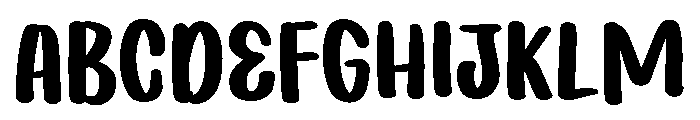 PG Maison Brush Font UPPERCASE