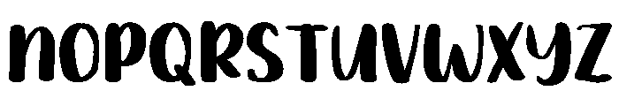 PG Mallowtine Regular Font UPPERCASE