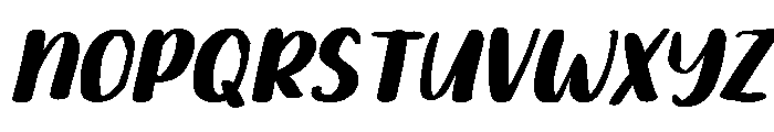 PG Mallowtine Slanted Font UPPERCASE