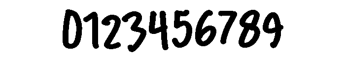 PG Marker Brush Regular Font OTHER CHARS