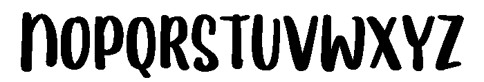 PG Meadow Font LOWERCASE