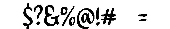 PG Meliona Regular Font OTHER CHARS