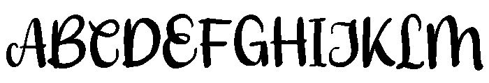 PG Meliona Regular Font UPPERCASE