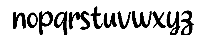 PG Meliona Regular Font LOWERCASE