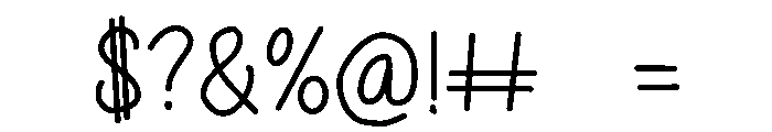 PG Meliosa Regular Font OTHER CHARS