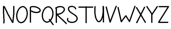 PG Meliosa Regular Font UPPERCASE