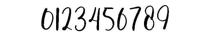 PG Mellona Script Regular Font OTHER CHARS
