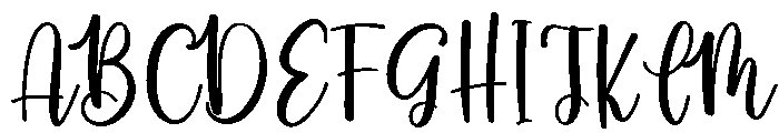 PG Mellona Script Regular Font UPPERCASE