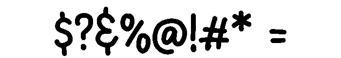 PG Mellowink Regular Font OTHER CHARS