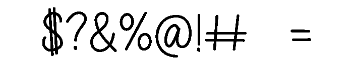 PG Melova Regular Font OTHER CHARS