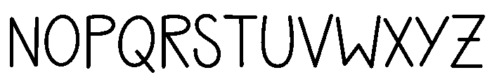 PG Melova Regular Font UPPERCASE
