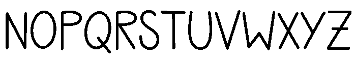 PG Melova Regular Font LOWERCASE